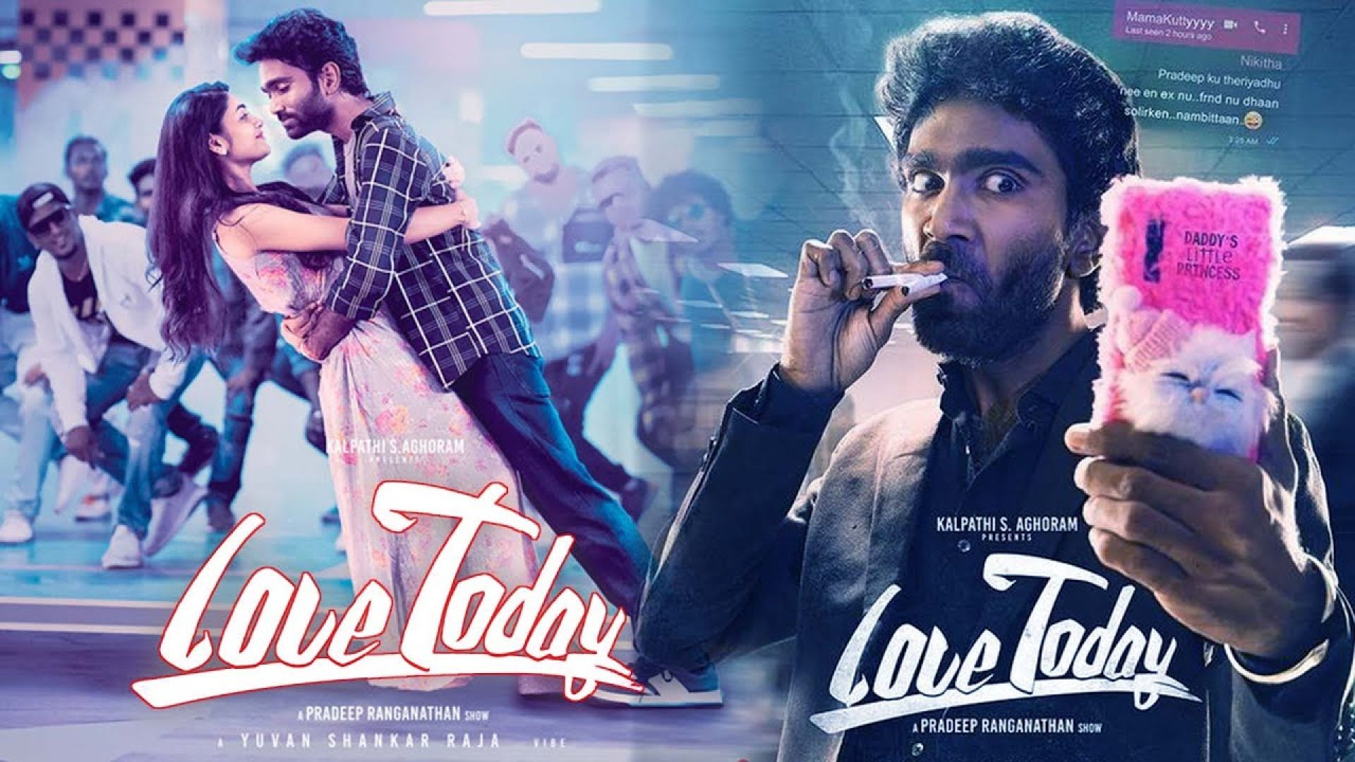 Love Today (2022) Dual Audio [Hindi HQ-Tamil] WEB-DL 1080P