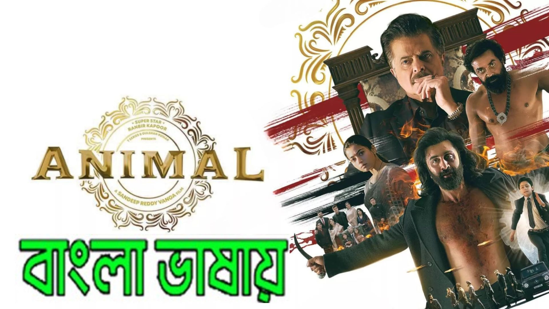 Animal (2024) Bengali Dubbed ORG WEB-DL 720P