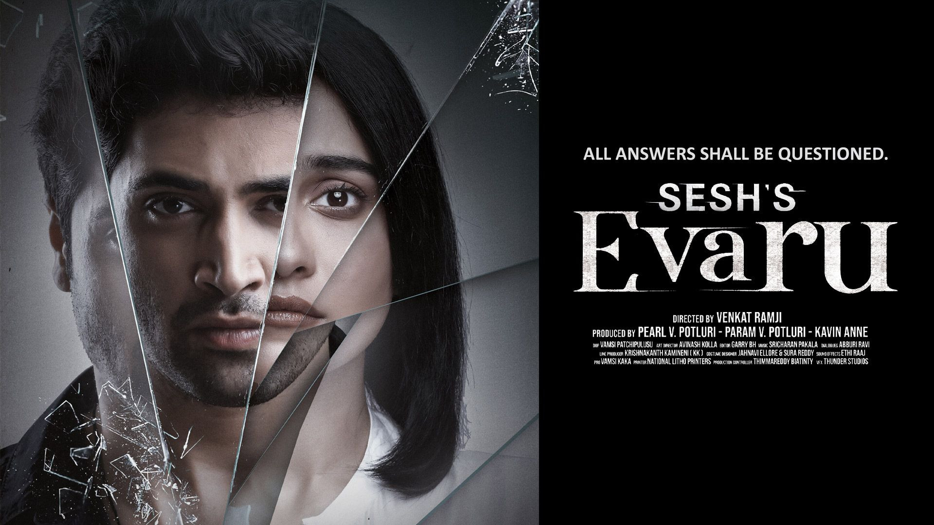 Evaru (2019) Dual Audio [Hindi Dub HQ-Telugu] HDRIP 1080P
